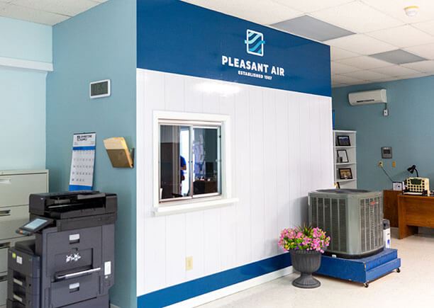 Pleasant Air wall graphic